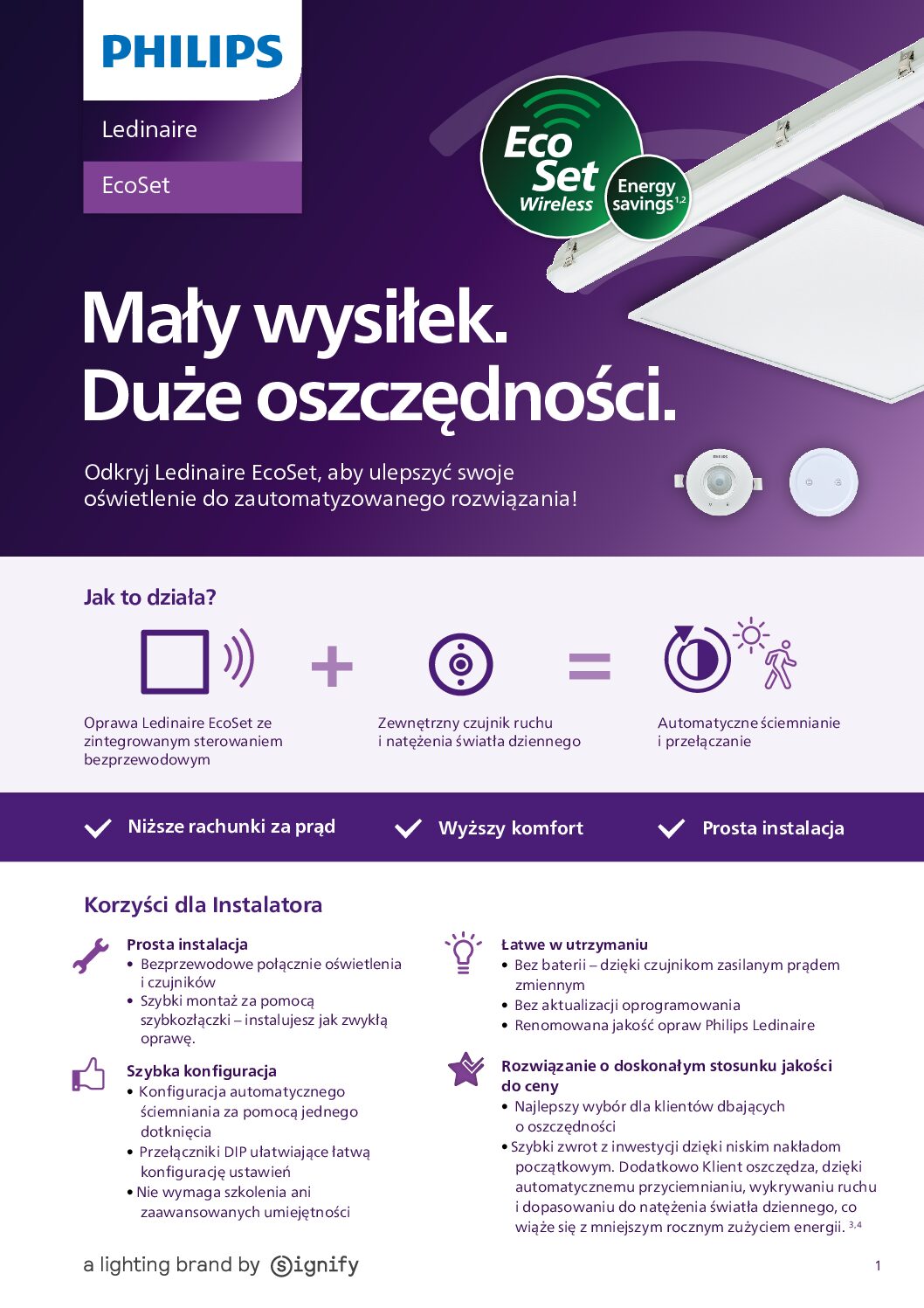 Philips Ledinaire EcoSet