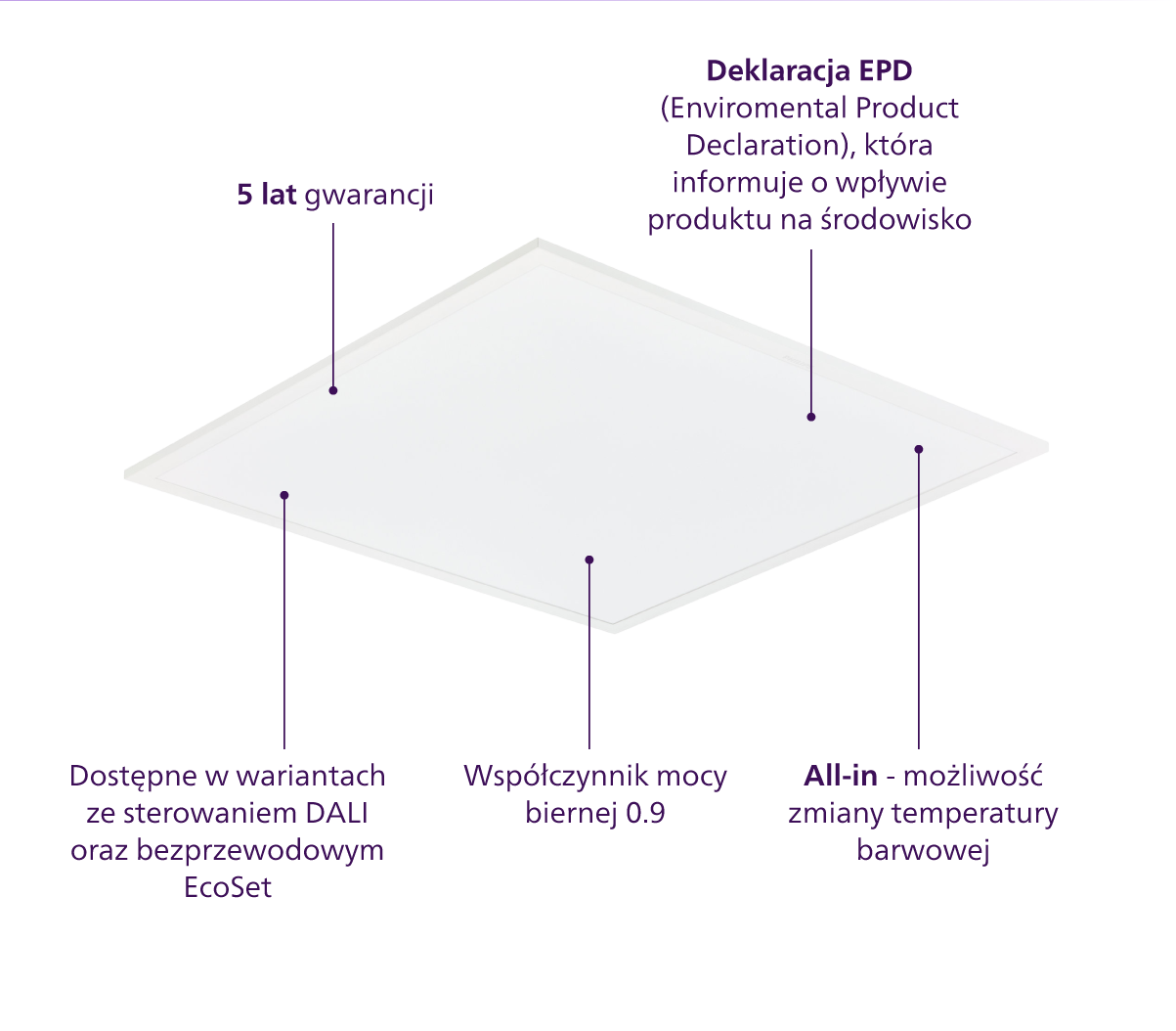 Diagram z funkcjami produktu
